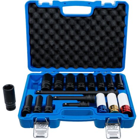 BGS Jeu de douilles compact acier 10-24 mm 1/2" (1/4)