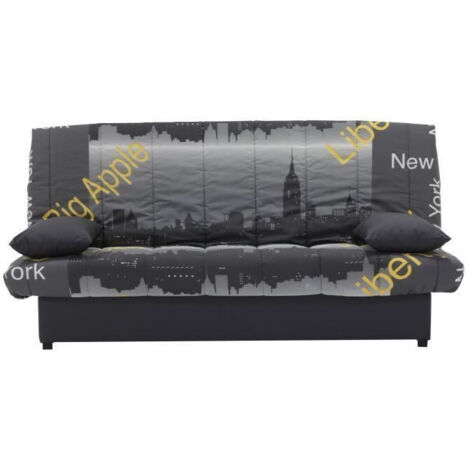 Mila Canapé Convertible Jaune Contemporain 3 Places (1/4)