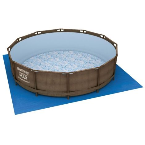 Bestway Tapis de sol pour piscine hors sol et spa gonflable 366 cm (1/5)