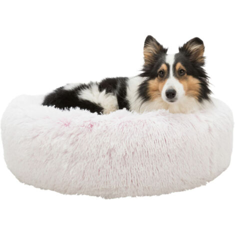 Lit Harvey rond couleur blanc rose ø 50 cm, pour chat et petit chien . - Trixie (1/3)