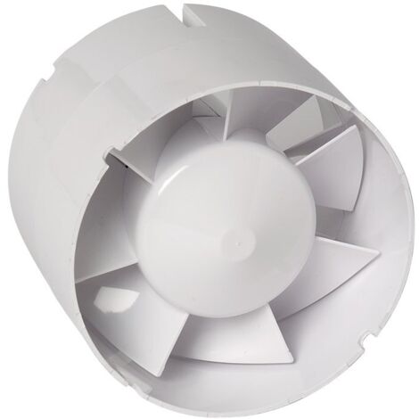 Aldes – Extracteur intégré 135 m3/h – Diamètre 125 mm – Ventilation ponctuelle – Fonctionnement forcé et intermittent – Faible niveau acoustique (1/4)