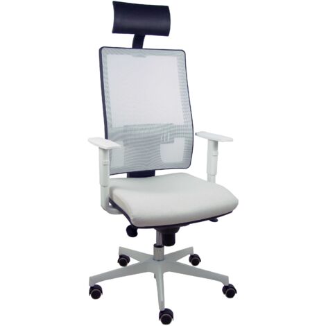 Piqueras-y-crespo Chaise Ergonomique BALI blanc confortable (1/5)