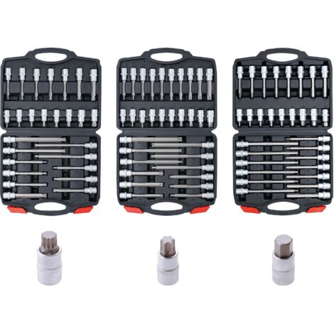 Kraftmann Coffret de douilles 88 pièces acier noir (1/3)