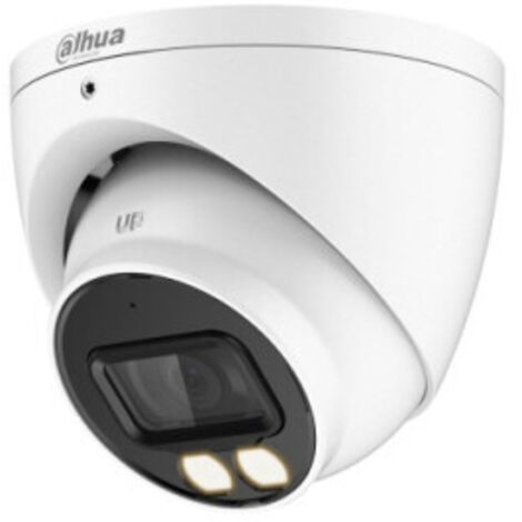 (dh-hac-hdw1200tp-il-a) dahua hybrid camera turret lite smart dual light 2mp ir 40m with audio 2.8mm