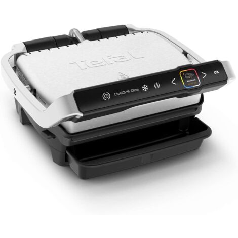 Tefal OptiGrill Elite GC750D16 - Grill de contact - Grill - Noir/acier inoxydable