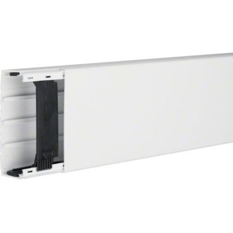 Hager – Goulotte électrique PVC 40x110mm blanc 2m – Résistance aux chocs IK07 – Degré de protection IP30 – Pour espaces confinés