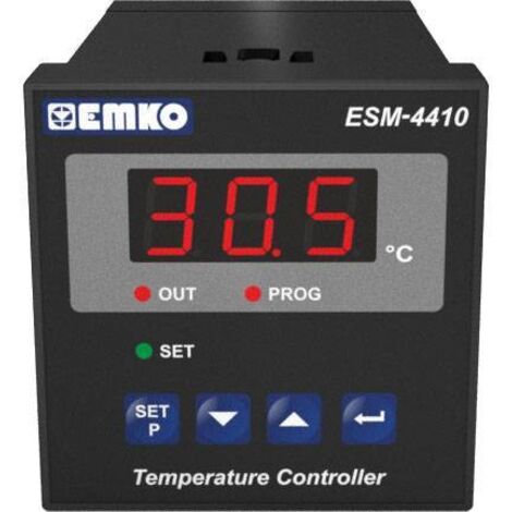 Emko ESM-4410.2.10.0.1/00.00/2.0.0.0 2 points de réglage Régulateur de température K 0 à 999 °C Relais 7 A (L x l x H) 95 x 48 x 48 mm Y351382 (1/5)