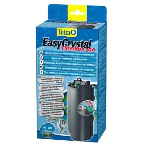 Filtre d'intérieur aquarium avec compartiment pour chauffage Tetra Easycrystal Filter