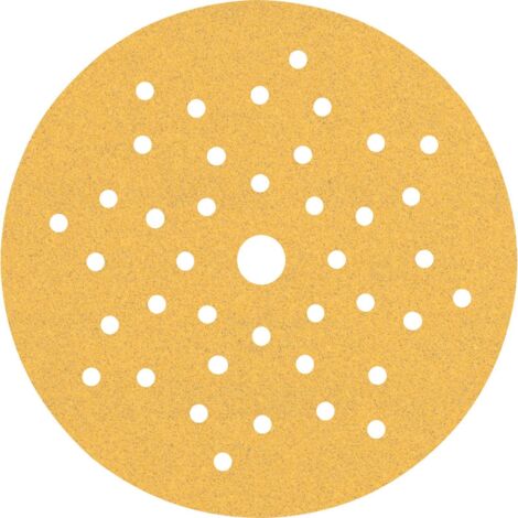 Bosch 50x Expert C470 Papier abrasif multi-trous pour ponceuse excentrique 125 mm G 100 - 2608901127 (1/8)