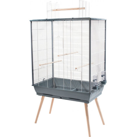 Zolux Neo Jili XL cage à oiseaux grise spacieuse
