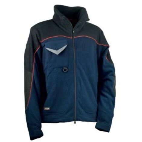 Cofra Rider Veste de travail bleu marine confortable (1/3)