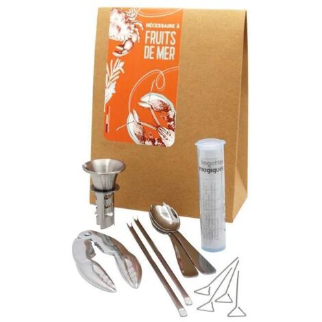Pince à fruits de mer en noyer, 3 couleurs disponibles: rose, bleu, vert - Cdiscount Maison