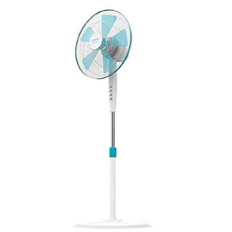 Cecotec – Ventilateur sur pied 40W – Diamètre 40 cm – 3 vitesses – Hauteur ajustable 110-130 cm – Oscillation automatique pour air frais