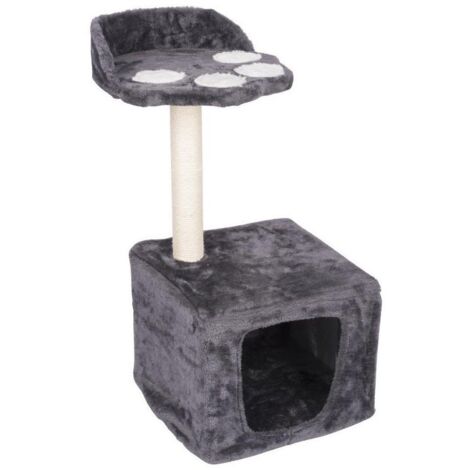 Griffoir Chat Cube Gris - Sisal Durable (1/4)