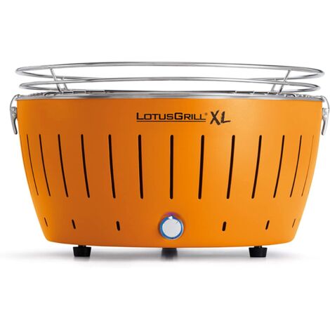 LotusGrill Orange mandarine XL G-OR-435P (diamètre 40,5 cm) avec port USB. (1/4)