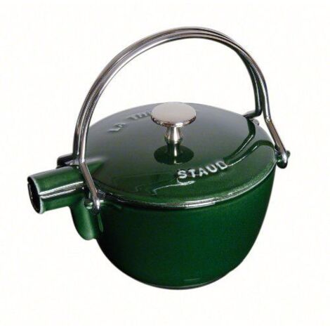 Staub Théière en Fonte Vert Basilic 1,15 L (1/4)