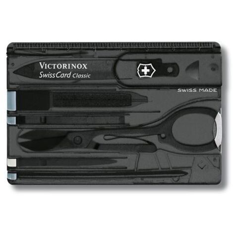 Victorinox SwissCard 0.7133.T3 Set d'outils de poche Nombre de fonctions 10 gris W96160 (1/2)