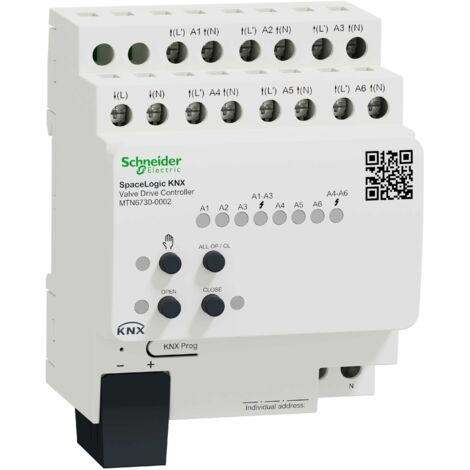 Schneider Electric MTN6730-0002 Actionneur de vanne SpaceLogic KNX (1/3)