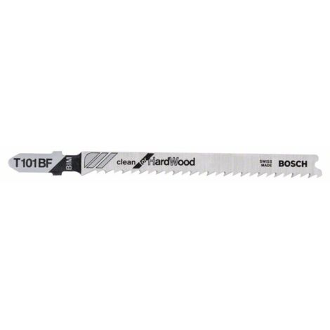 Lame de scie sauteuse PRO Hardwood clean T101BF Bosch 100 mm 3 pièces - 2608636226