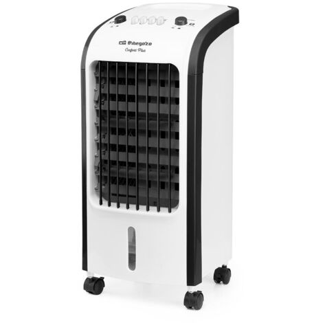 Climatiseur portable 80W – Humidificateur et purificateur d'air – Réservoir 3,5L – Silencieux avec 3 vitesses de ventilation – Orbegozo (1/3)