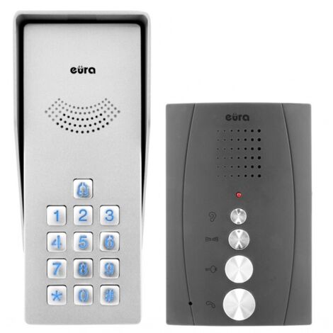 Interphone EURA ADP-38A3 ENTRA - Graphite, sécurité et confort (1/5)