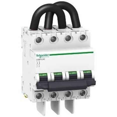 Disjoncteur photovoltaïque C60PV-DC 800VDC 16A 2P SCHNEIDER A9N61651