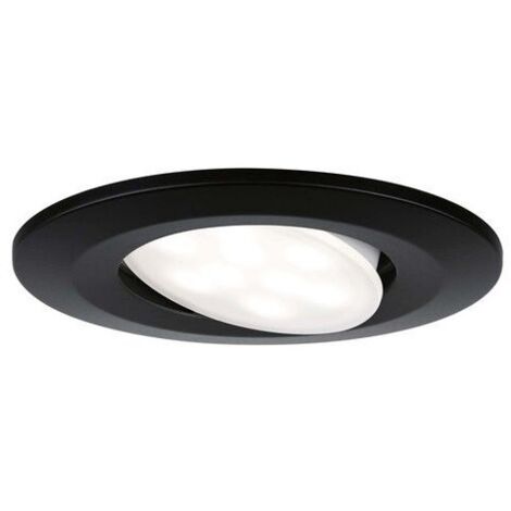 Spot encastré LED Calla 6 W 230 V 4000K noir mat - Paulmann