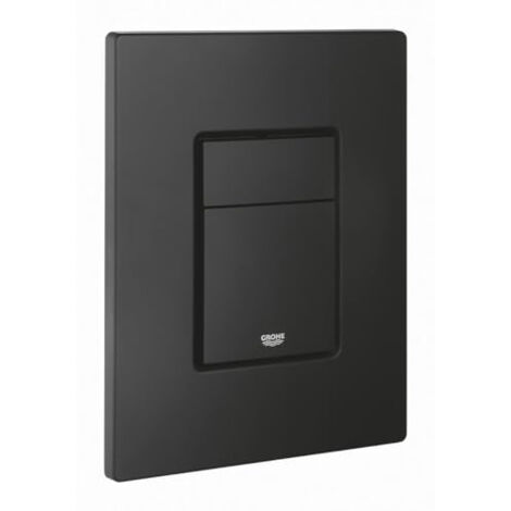Plaque de commande WC Phantom Black – Panneau de commande GROHE Skate Cosmopolitan – Pour installation rapide et facile – Design moderne