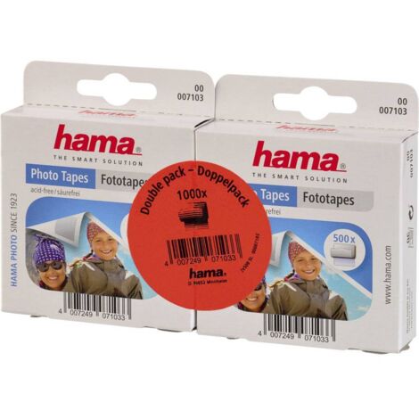 Hama Autocollants Double Face translucide 12 x 13 mm (1/3)