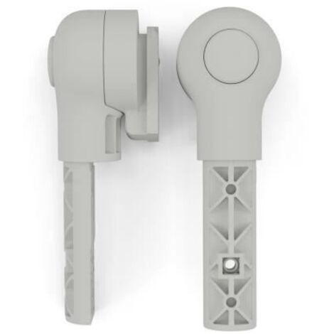 Cybex Set d'adaptateurs pour chaise haute Lemo - Light Grey (1/4)