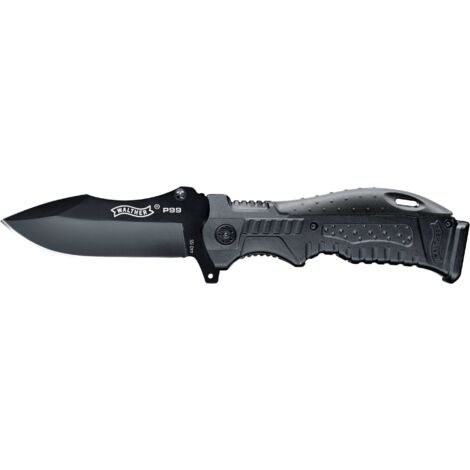 Walther P99 Knife 5.0749 Couteau d'extérieur avec étui, avec poignée interchangeable noir W97088 (1/4)