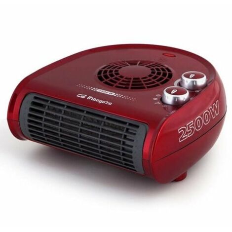 Orbegozo fh 5033 chauffage horizontal rouge 2500w puissance 2 positions de chauffage et fonction ventilateur (1/5)