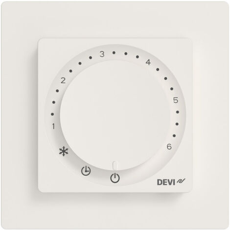 Thermostat DEVIreg™ Basic, thermostat programmable pour contrôler le chauffage électrique par le sol (1/4)