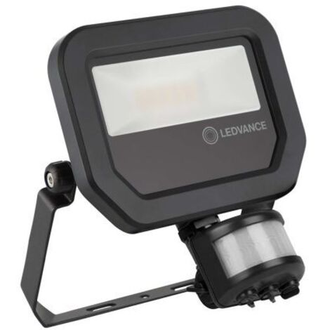 Ledvance – Projecteur à détecteur de mouvement 10 W – Luminosité 1200 lm – Indice IP65 – Angle d'éclairage 100° – Économie d'énergie jusqu'à 90% (1/7)