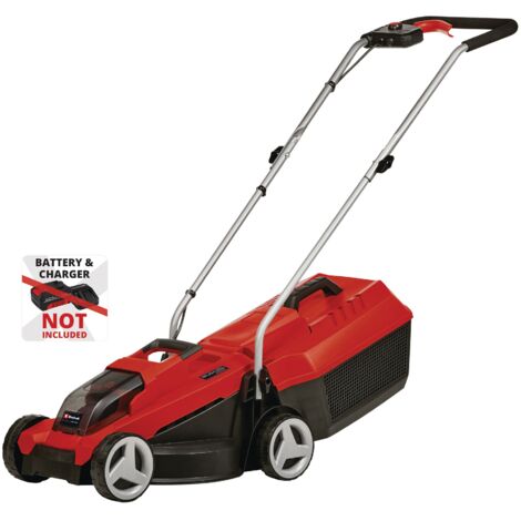 Einhell Tondeuse à gazon sans fil GE-CM 18/32 Li-Solo Power X-Change 18V, réglage de la hauteur 3 niveaux 30-70 mm) Livré sans Batterie ni Chargeur