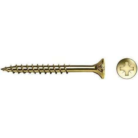 Celo Tornillon métal argenté 110 mm pack 100 pièces (1/2)