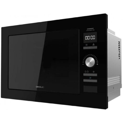 Cecotec – Micro-ondes encastrable 25L 900W – Gril 1000W – 8 fonctions préconfigurées – Démarrage automatique – Minuterie 95 minutes (1/7)
