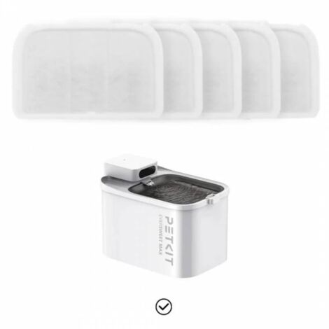 Filtres pour fontaine à eau pour Chat et Chien, 5 pièces à Utiliser sur les modèles EVERSWEET MAX - Petkit (1/5)