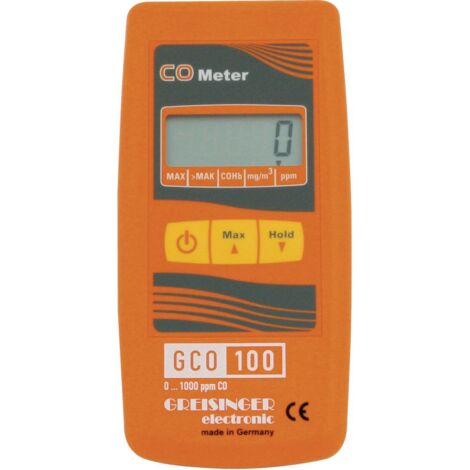 Appareil de mesure du monoxyde de carbone Greisinger GCO 100 Q55281 (1/2)