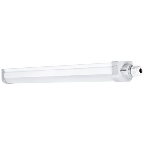 Ledvance LED Étanche Réglette PC (Polycarbonate) Blanc 16W 1920lm - 840 Blanc Froid 60cm - Équivalent 2x18W (1/5)
