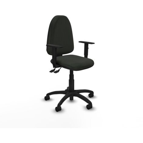 Piqueras y Crespo B1D01RN Chaise de bureau noir ergonomique (1/3)