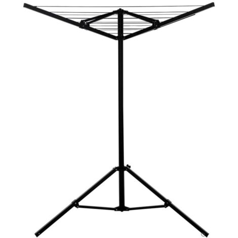 Travellife Séchoir rotatif noir mat aluminium 15m (1/2)