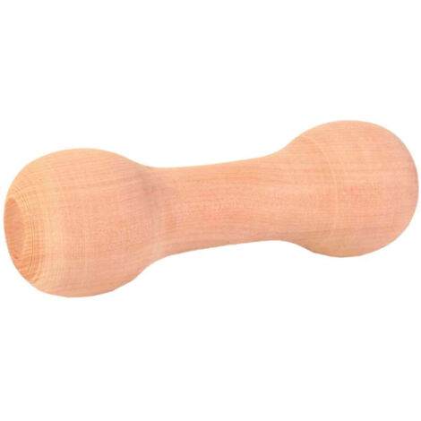 Haltère bois de traction, ronde 15 cm, env. 125 g