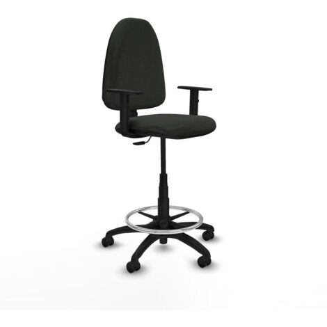 piqueras-y-crespo Tabouret Aýna CP noir confortable bureau (1/3)
