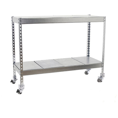 Simonrack Étagère métallique galvanisée avec roulettes (1/3)