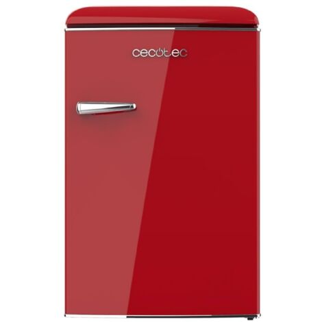 Cecotec Réfrigérateur combiné élégant rouge 110 litres (1/5)