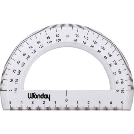 Wonday 3701254700643 Rapporteur noir 120 mm (1/3)