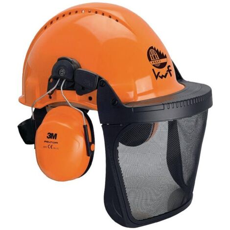 3M G3000 7100330455 Casque de sylviculture orange
