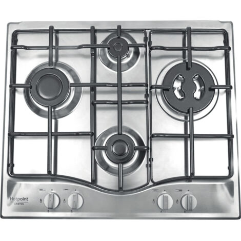 Table de cuisson à gaz encastrable 60 cm 4 feux – Allumage électronique sous manette – Traitement Diamond® Clean – Soupape de sécurité gaz