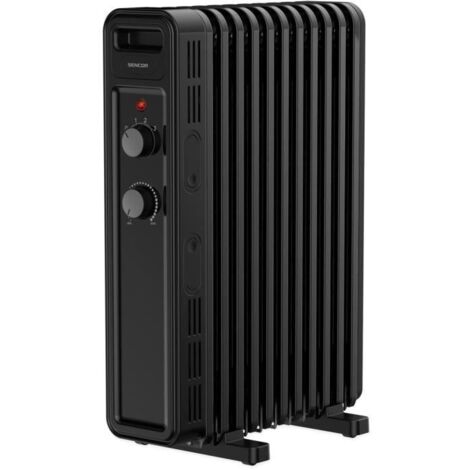 Radiateur électrique bain d'huile - SENCOR - SOH 3511BK - 2300 W - 2 boutons - Noir (1/5)